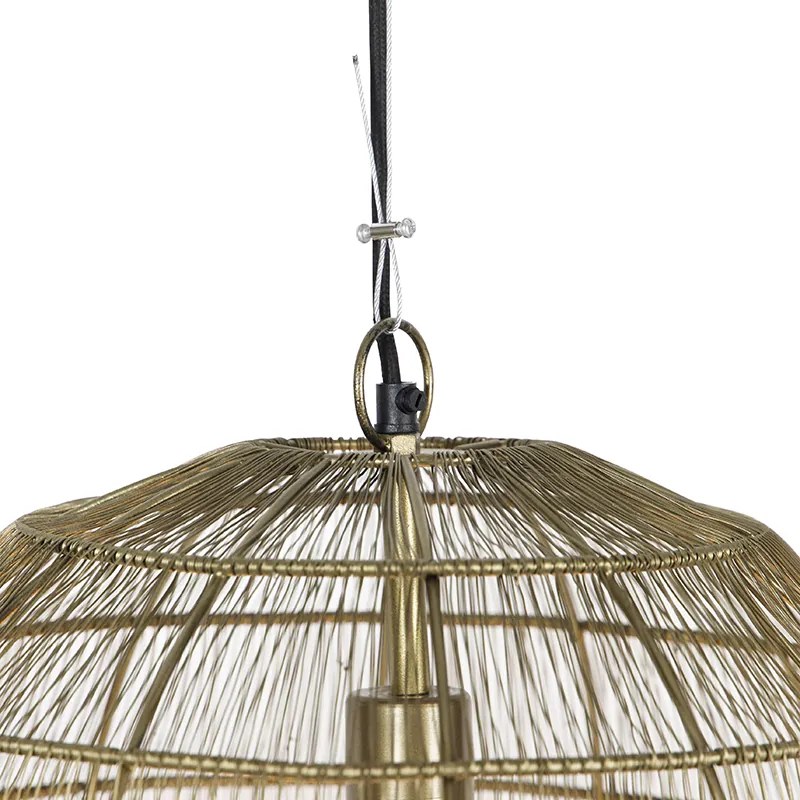 Nowoczesna lampa wisząca mosiądz 42 cm - Bolti Nowoczesny Oswietlenie wewnetrzne