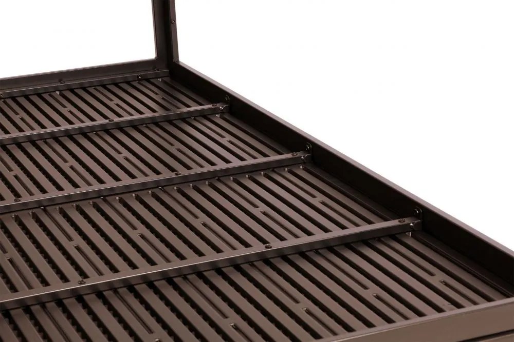 Stół ogrodowy polywood dla 6 osób Sorelia 156x78 cm, brązowy