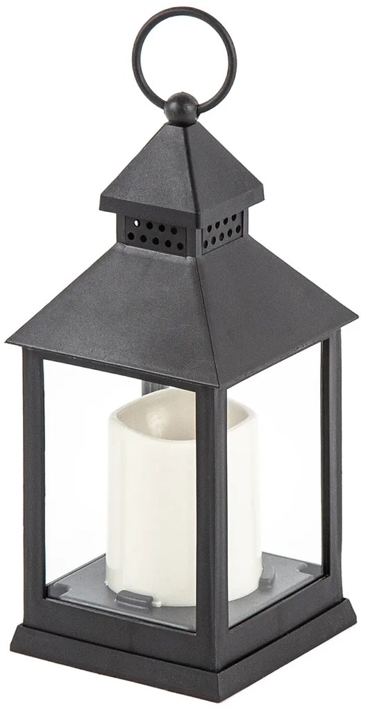 Latarnia ze świeczką LED Badalone, 23,5 cm