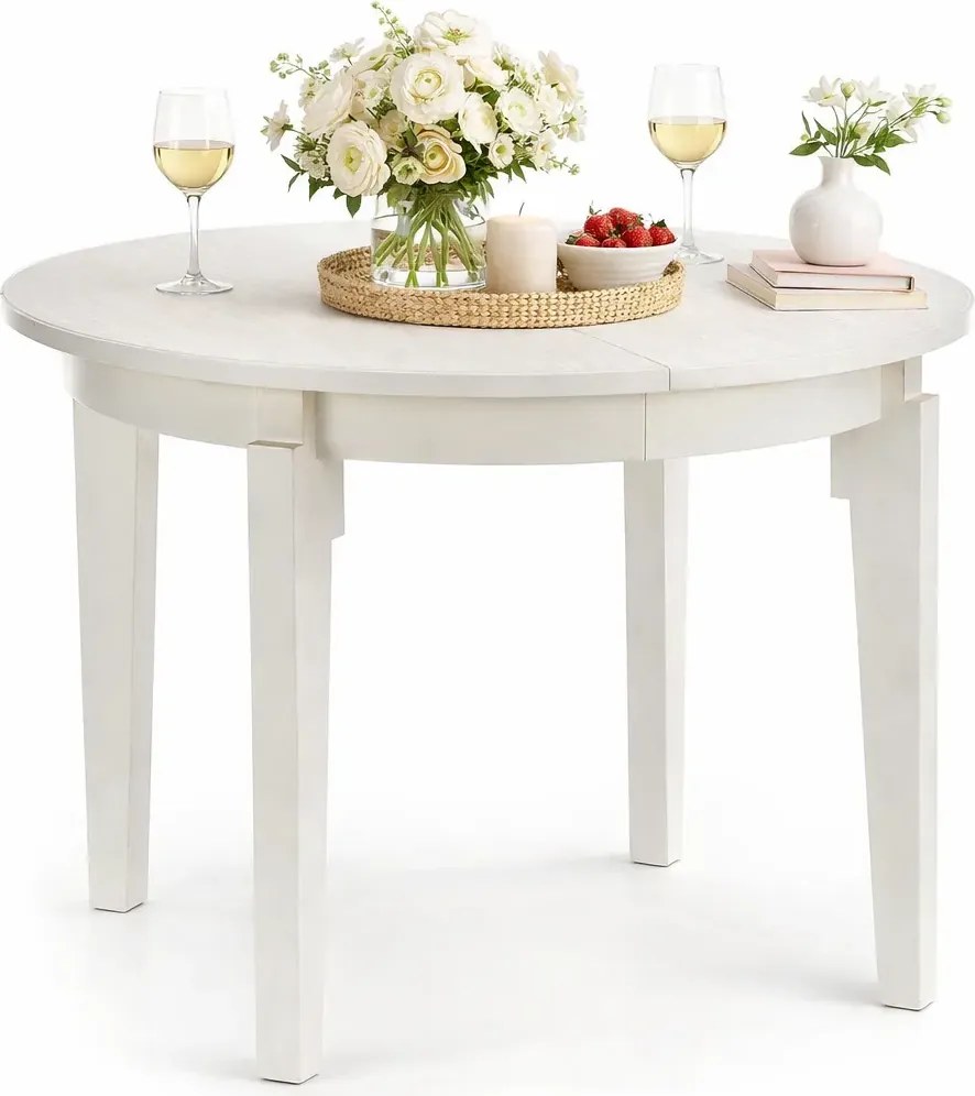 Biały rozkładany stół B5-E88