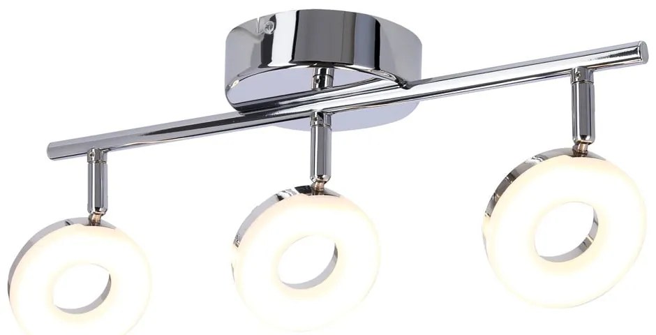 Lampa sufitowa LED w kolorze srebra z połyskiem 47x16 cm Thema – Candellux Lighting