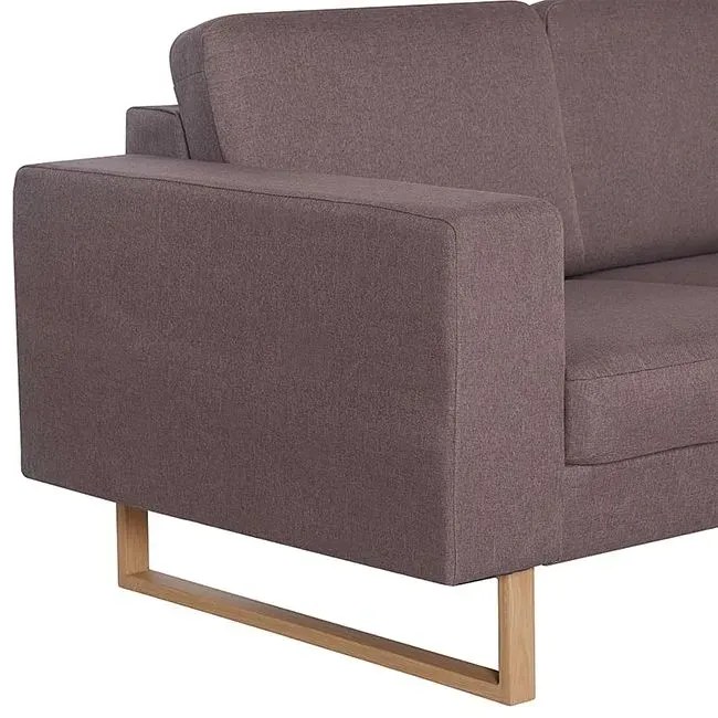 Elegancka dwuosobowa sofa- taupe P3-R81