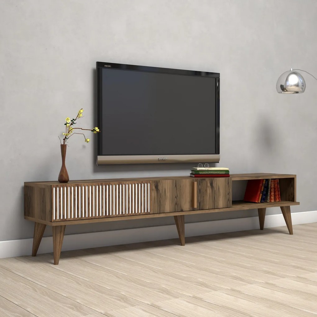 Stolik pod telewizor Milan Walnut