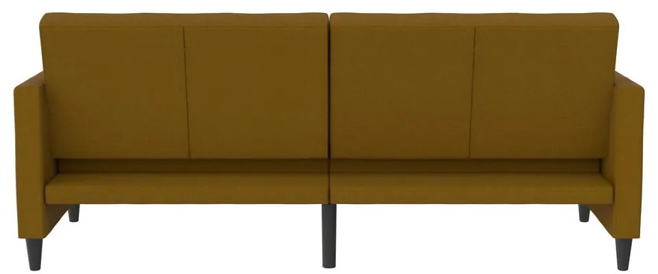 Żółta rozkładana sofa 86 cm Celine – Støraa