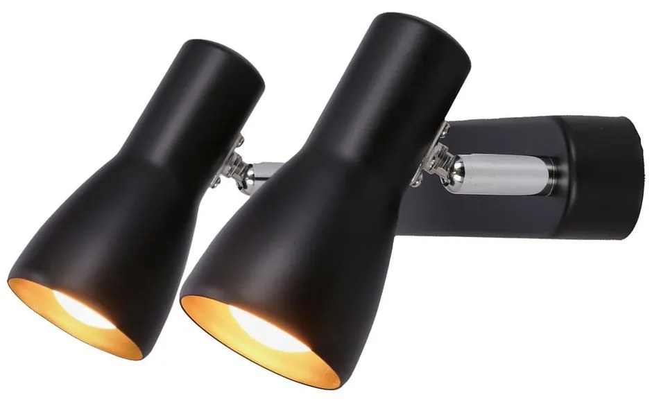 Lampa sufitowa w kolorze matowej czerni z metalowym kloszem 36x6 cm Picardo – Candellux Lighting