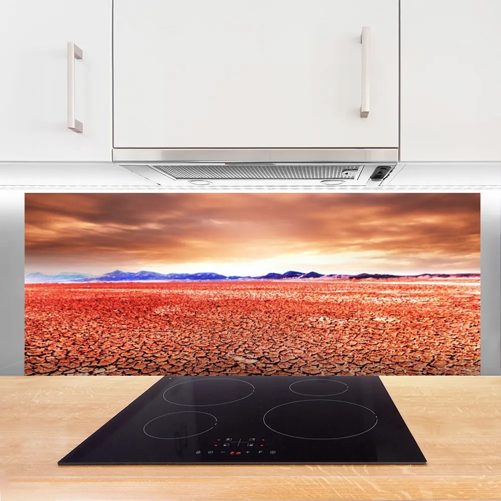 Szkło Ozdobne do Kuchni Egzotyczna Pustynia I Piasek