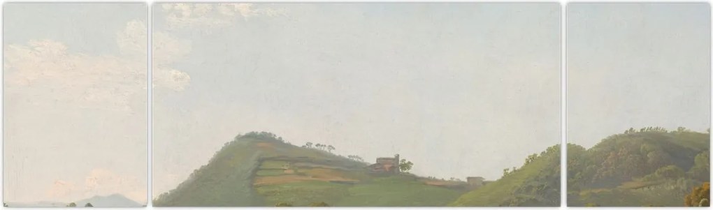 Obraz - Simon Denis,  View Near Naples, reprodukcje (170x50 cm)