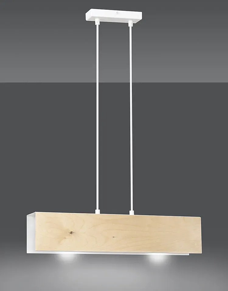 Biała wisząca lampa nad stół - D003 W9-G35