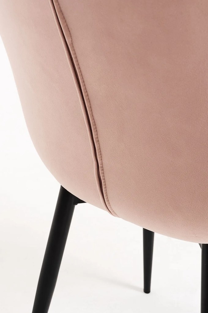 Zestaw 4 Krzese Cade Aksamitne