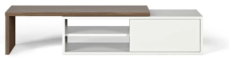 Biała szafka pod TV Move Walnut