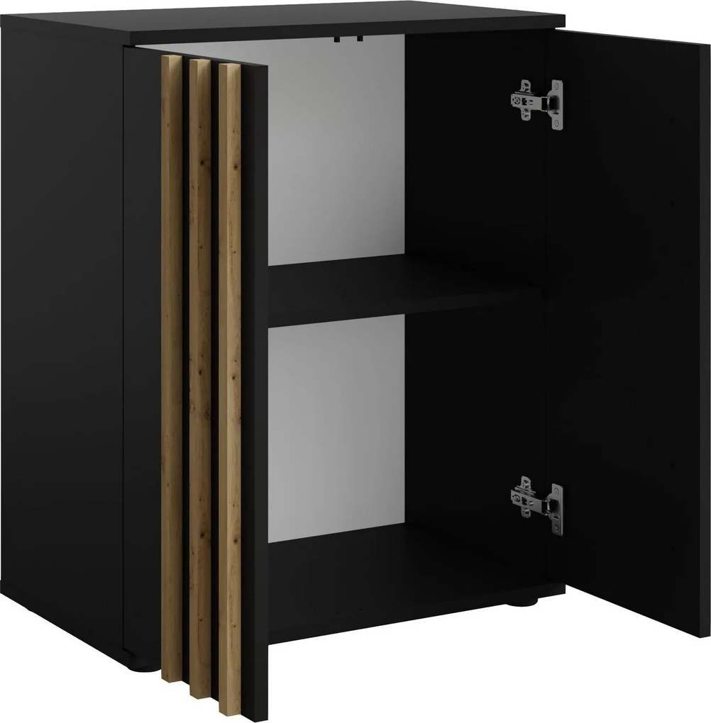 Komoda TECTONIC 60 cm do Salonu Sypialni Czarny