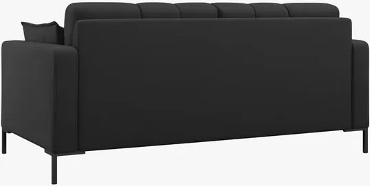 OUTLET Sofa 2-osobowa ciemny szary, tkanina strukturalna 152/96/75 Mamaia Micadoni