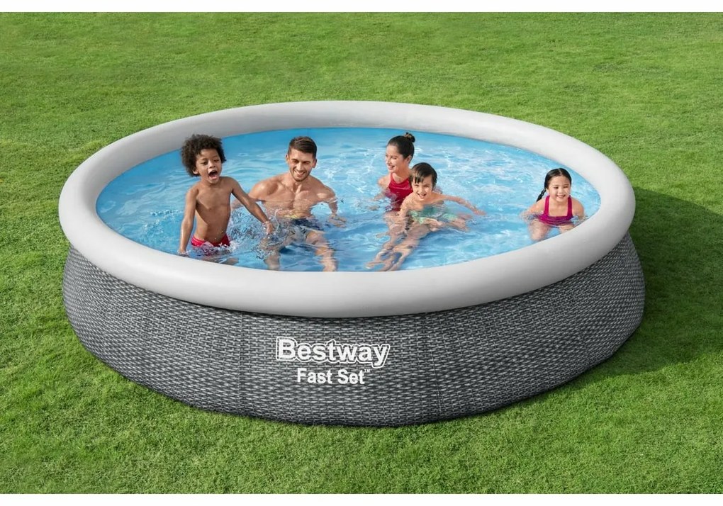 Bestway Basen dmuchany Fast Set, 367 x 76 cm