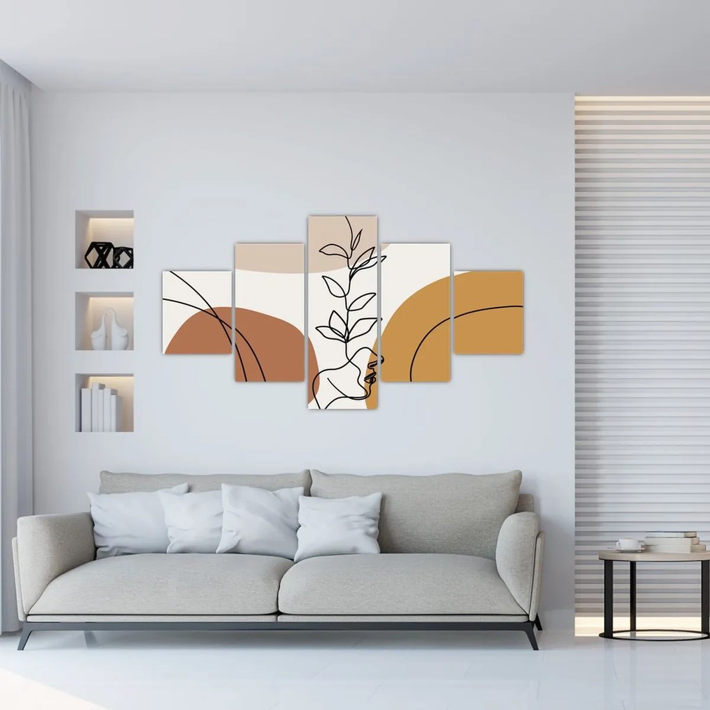 Obraz - Kształty Boho (125x70 cm)