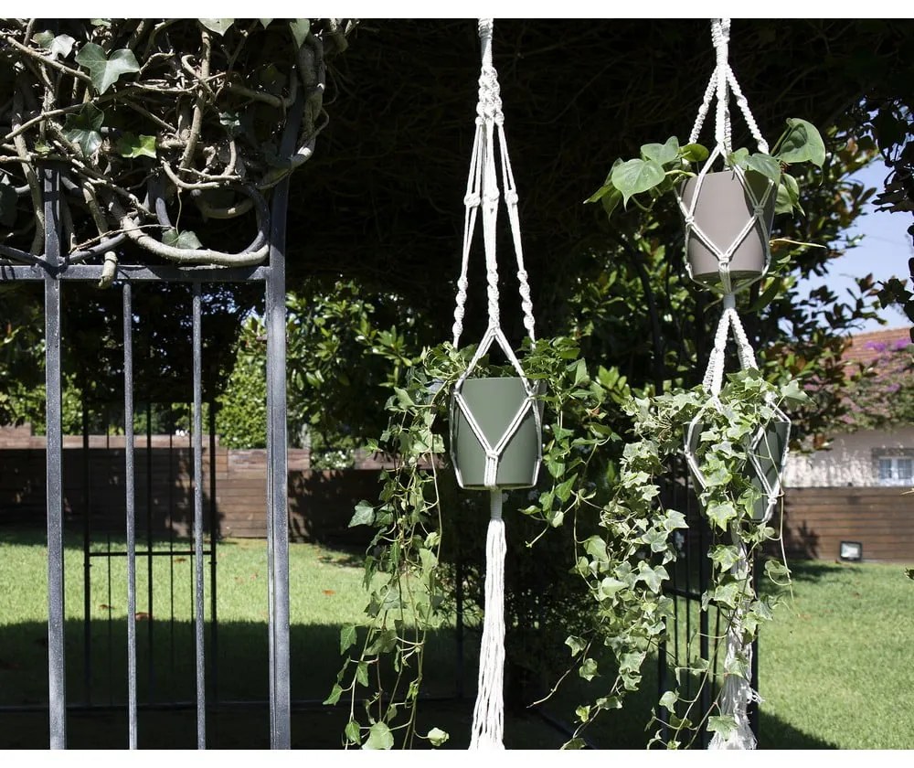 Tekstylny system do zawieszenia doniczki ø 10 cm (wysokość 120 cm) Macramé – Artevasi