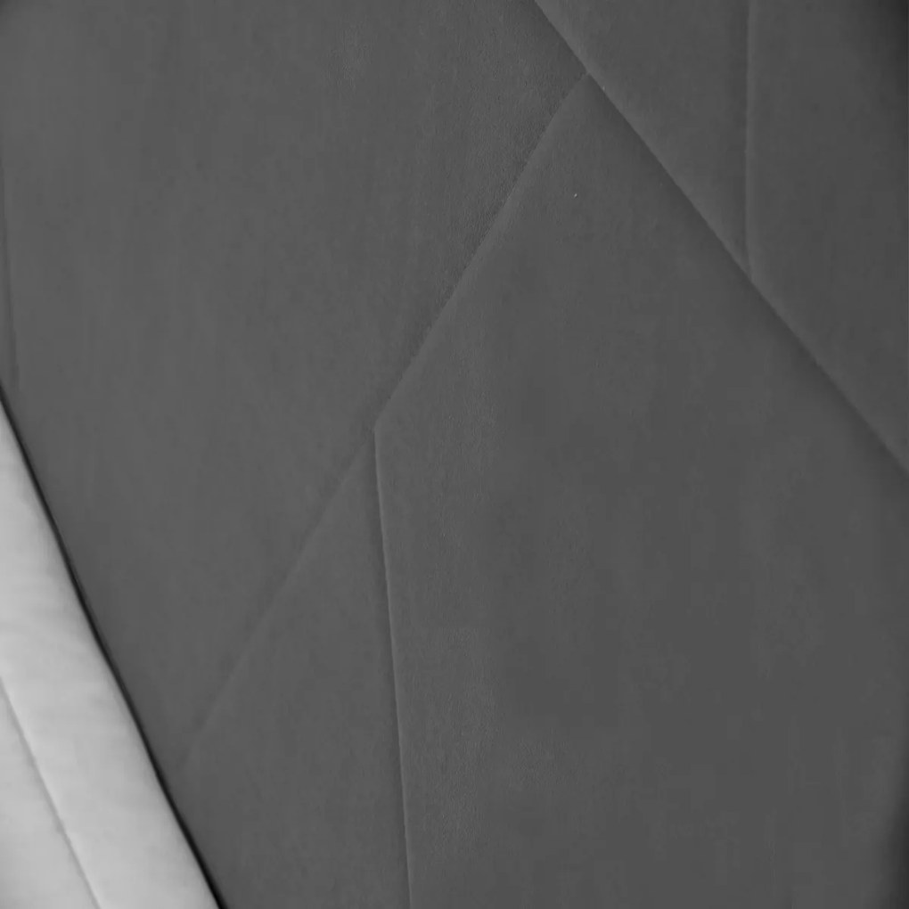 Łóżko TONY 180x200 cm Granatowy Bez materaca