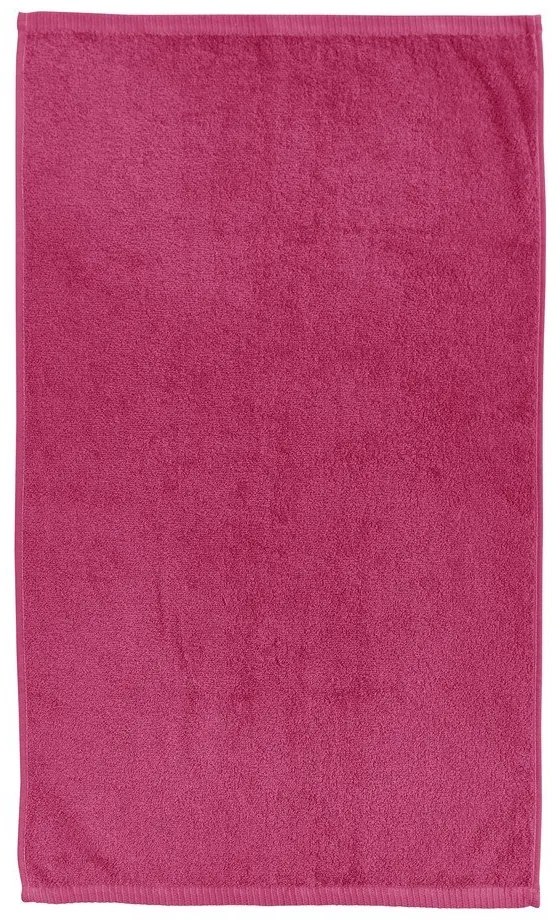 Ciemnoróżowy bawełniany ręcznik szybkoschnący/frotte 50x85 cm Quick Dry – Catherine Lansfield
