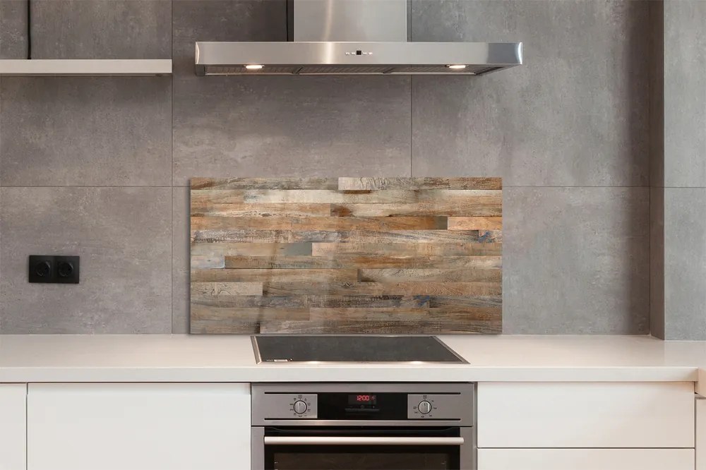 Panel nad Blat Kuchenny Panele z Naturalnego Drewna