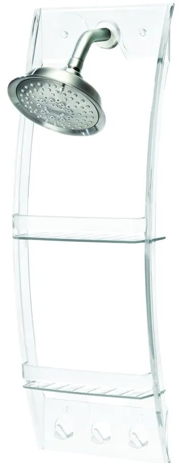Przezroczysty wiszący uchwyt do łazienki iDesign, 23x73 cm