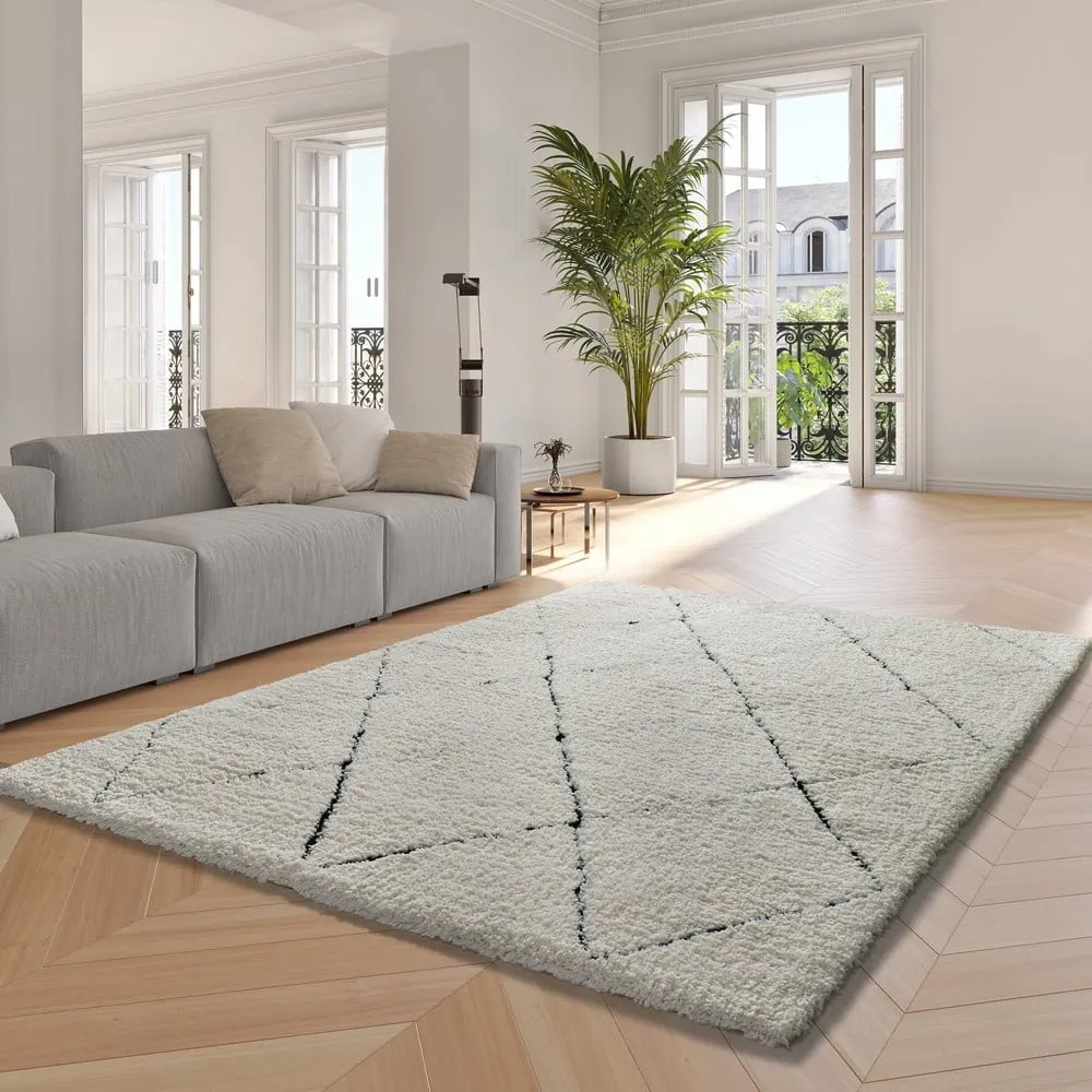 Kremowy dywan 120x170 cm Atesa – Universal