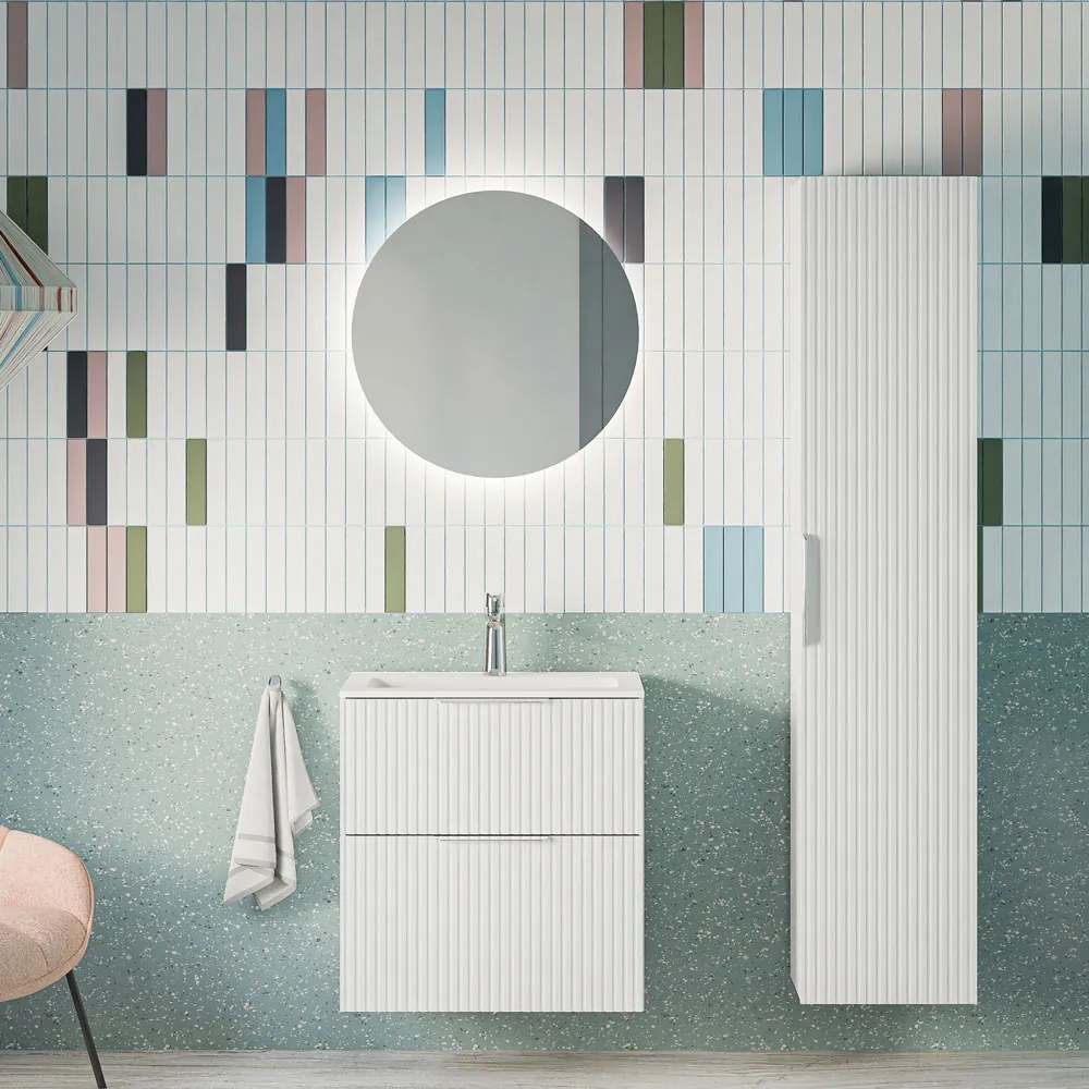 Badmöbel Set TIM 60 cm mit Waschbecken