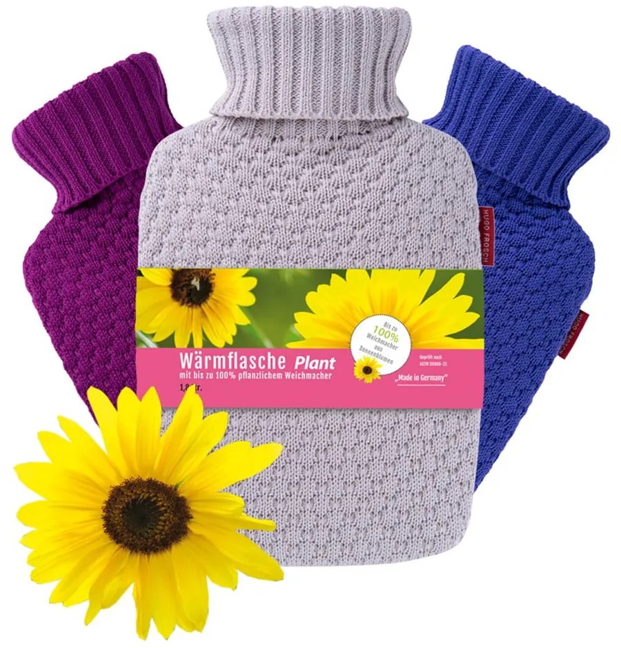 Beżowy termofor z bawełny organicznej 1,8 l Eco Classic Comfort – Hugo Frosch