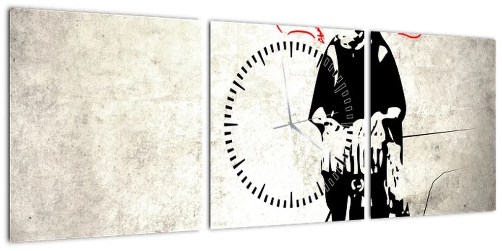 Obraz - Poczucie wolności (z zegarem) (90x30 cm)