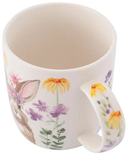 Altom Kubek porcelanowy Króliczek I w pudełku upominkowym, 400 ml