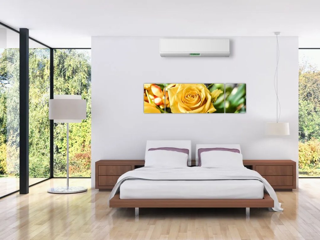 Obraz róży (170x50 cm)