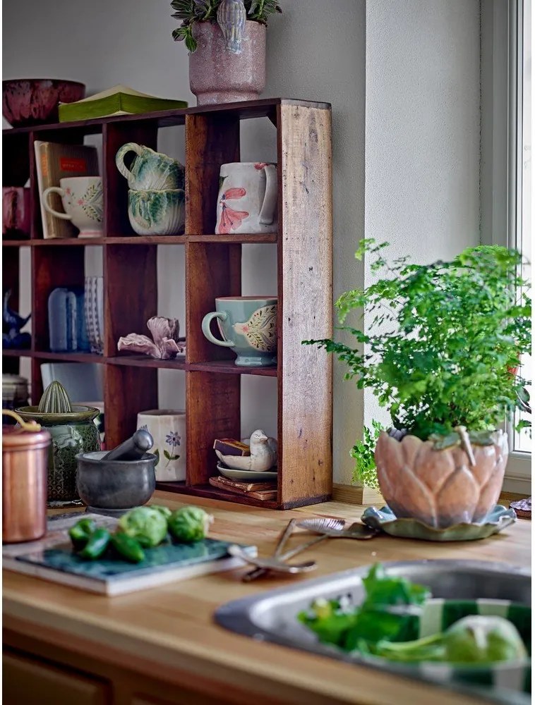 Wielopoziomowa półka z drewna z recyklingu w naturalnym kolorze 53 cm Tilo – Bloomingville