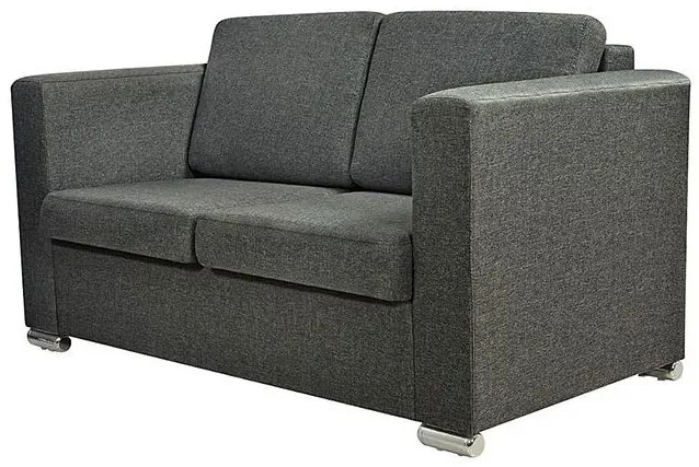 Dwuosobowa ciemnoszara sofa loftowa Nessia 6X