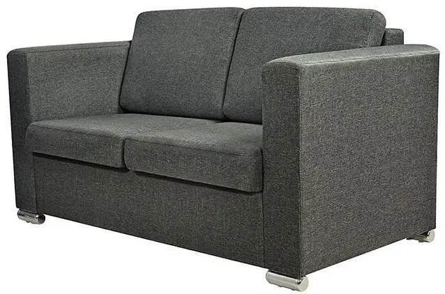Dwuosobowa ciemnoszara sofa loftowa P0-P34