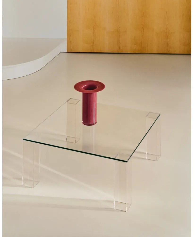 Szklany stolik 85x85 cm Adularia – Kave Home