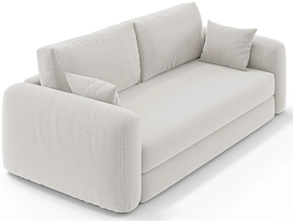 Minimalistyczna sofa rozkładana wolnostojąca - 32 kolory K2-P33