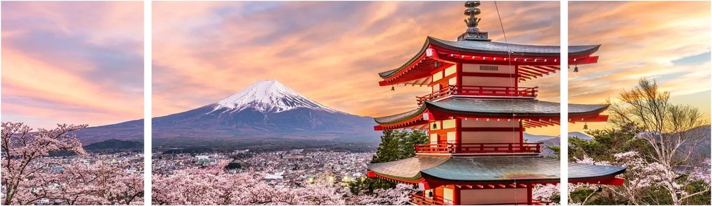 Obraz - Fudżi, Japonia (170x50 cm)