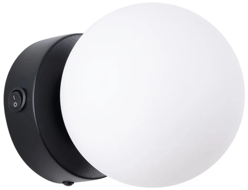 Czarno-biały kinkiet Blaze – Sollux