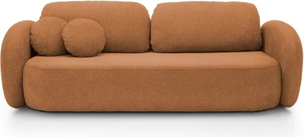 Sofa OLIO z funkcja spania i pojemnikiem MIEDZIANY ARAGON 56