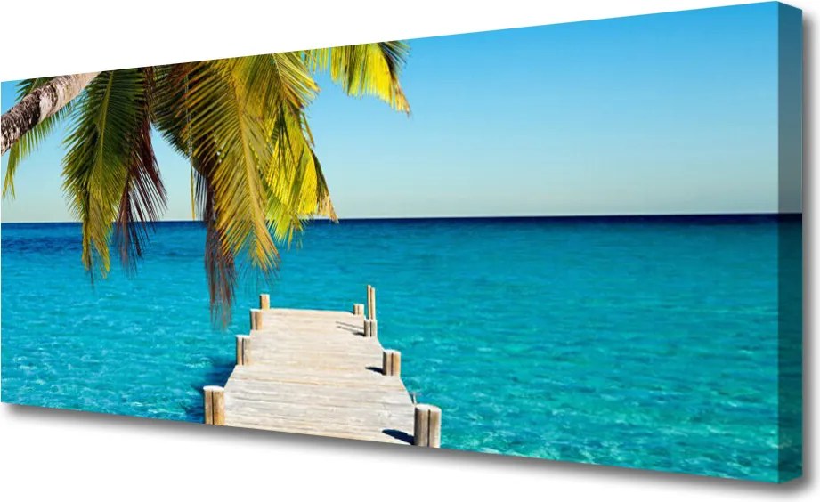 Obraz drukowany na płótnie Most Wiszący nad Zatoką