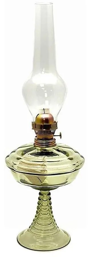 Lampa naftowa DROBĚNA 50 cm zielona leśna