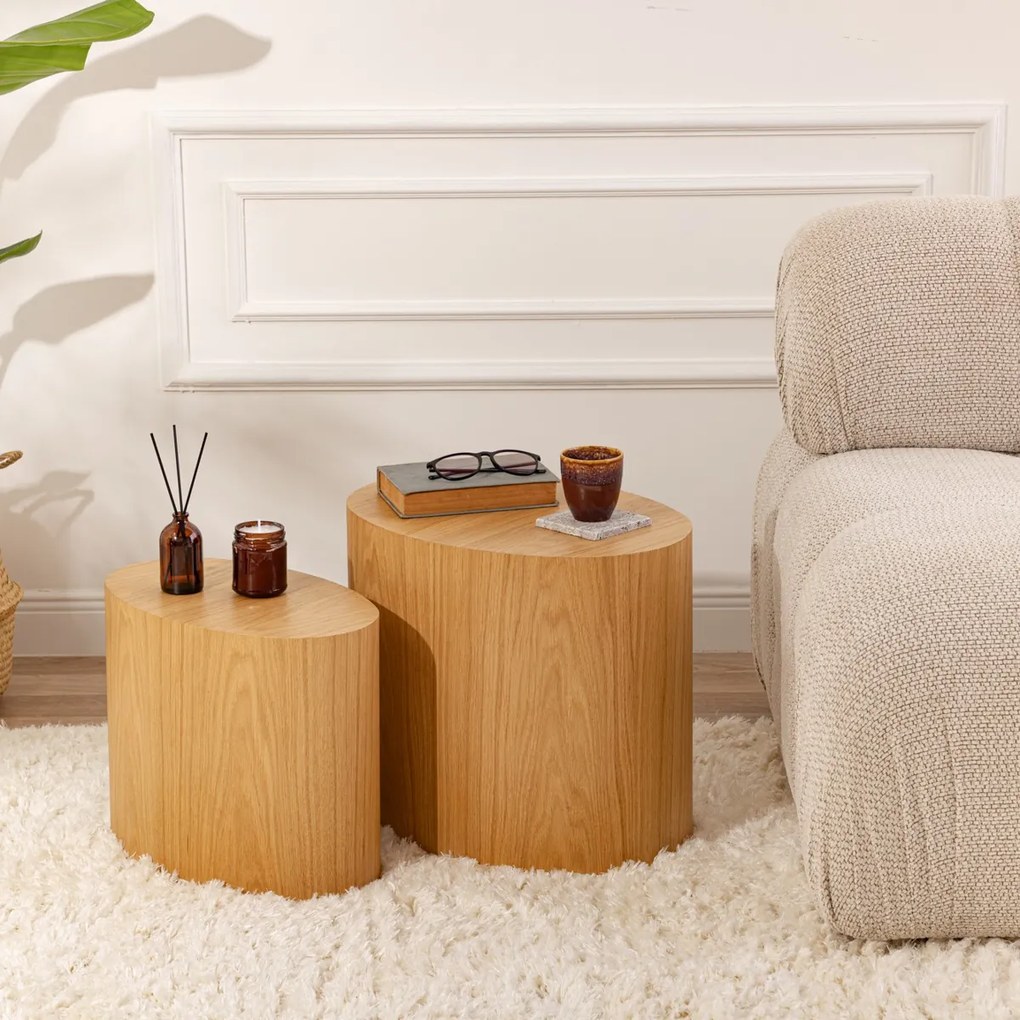 Stół składany Elipse Set Oak, 2 szt.