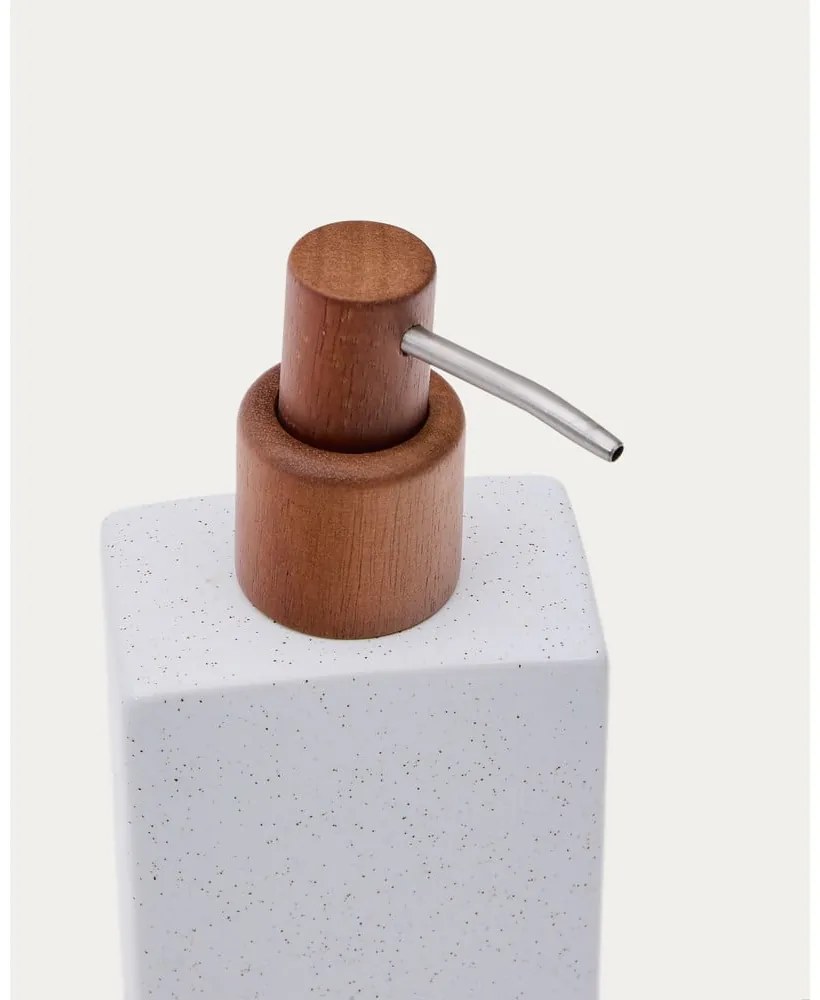 Kremowy ceramiczny dozownik do mydła 650 ml Careli – Kave Home