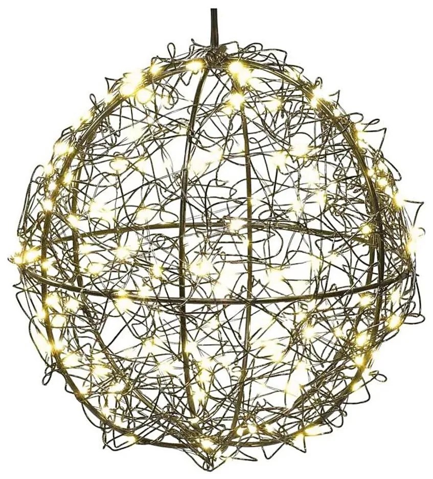 Świąteczna dekoracja LED, 200 diod LED / 230 V, średnica 20 cm