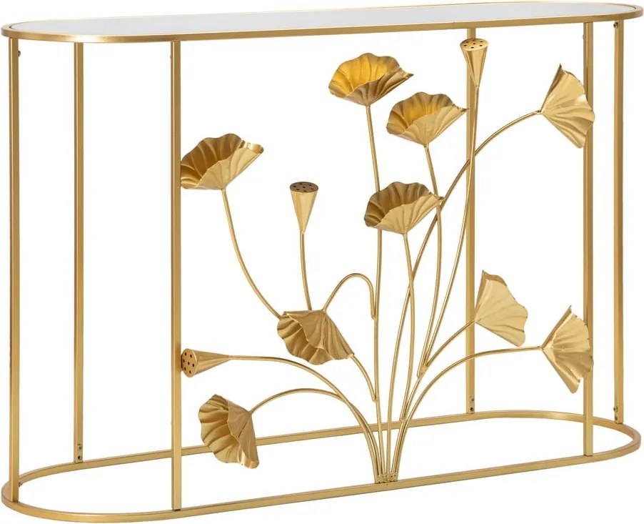 Konsola w kolorze złota 40x120 cm Flow – Mauro Ferretti