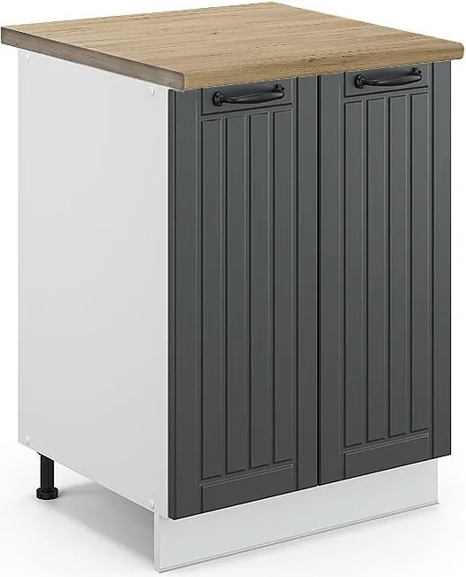 Szafki kuchenne antracytowy domek wiejski 60x60x82 fame-line