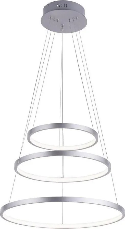 LED ściemnialny żyrandol na przewodzie CIRCLE LED/15W/230V + LED/20W + LED/25W