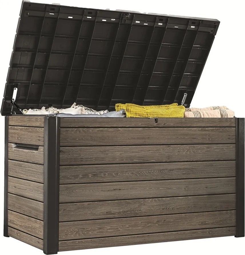 Keter skrzynia ogrodowa do przechowywania Deco 870 l, jasnobrązowy