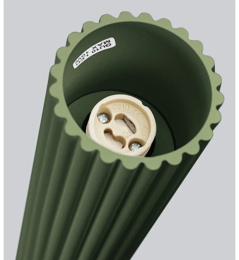 Zielona lampa punktowa Gleam – Sollux