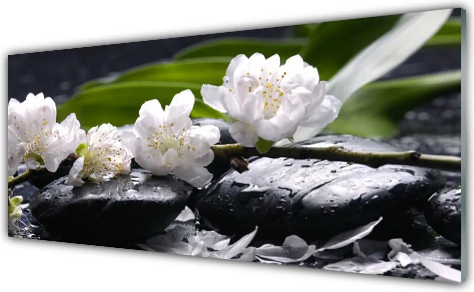 Panel Kuchenny Spokój Zen: Kwiatowa Kompozycja