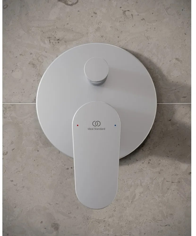 Podtynkowa bateria ścienna w kolorze matowego srebra Cerafine O – Ideal Standard