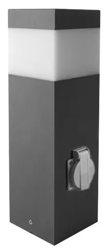Lampa zewnętrzna z gniazdem GARD 1xE14/60W/230V SCHUKO IP44